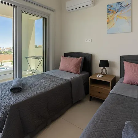 The Icon 103 - Luxury 2br Sea View With Pool, Mythical Seas - Protaras Lägenhet *